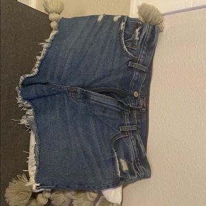 Abercrombie Curve Love High Rise Mom Shorts